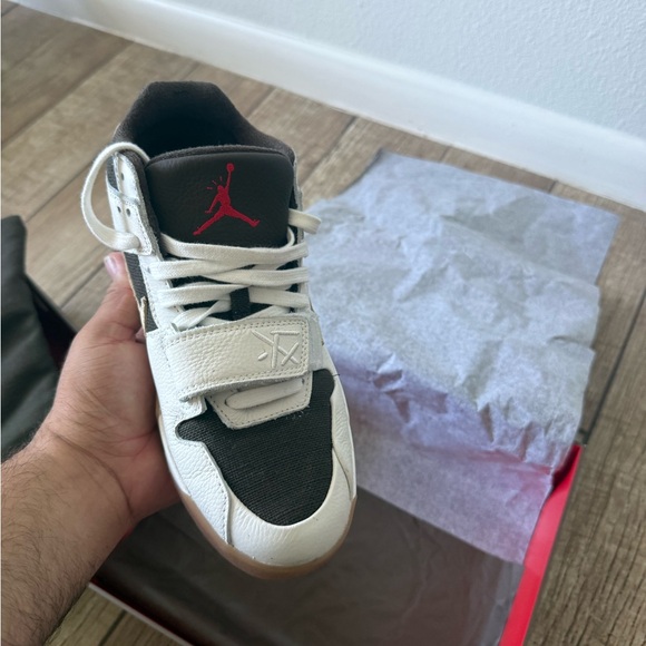 Travis Scott White and Black Sneakers